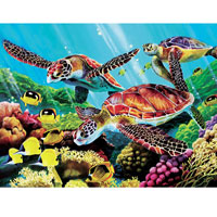 Cobble Hill Puzzle Molokini Turtles - 500 pc