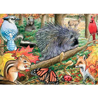 Cobble Hill Habitat Tray Puzzle - Eastern Woodlands