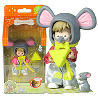 Ella the Mouse Poseable Figure Set