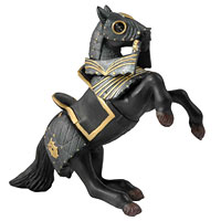 Armored Reared Up Horse