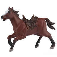 Cowboy's Horse with Saddle