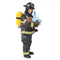 Fireman with Baby