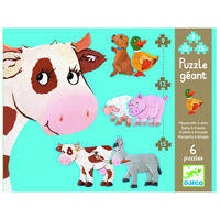 Djeco Giant Puzzle - Daisy & Friends 6 Puzzles