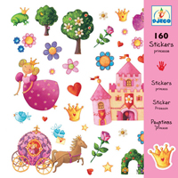 Djeco Princess Marguerite - 160 Stickers