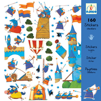 Djeco Knights - 160 Stickers