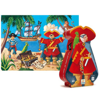Djeco Silhouette Puzzle - The Pirate and His Treasure