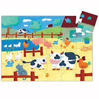 The Cow on the Farm - 24 piece puzzle