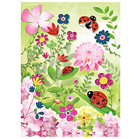 Djeco Butterflies Glitter Board