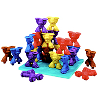 Tall-Stacker Mighty Monkey Pegs & Pegboard Set