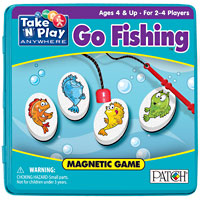 Magnetic Travel Go Fishing Game