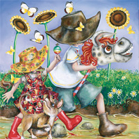 500 pc Square Forever Young - Hobby Horse