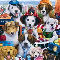 750 pc Furry Friends - Working Pups