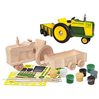 John Deere Wood Kit - Deluxe Heritage Tractor & Wagon