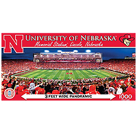 College Panoramic Stadium Puzzle - Nebraska