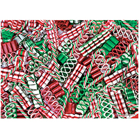 Sweet Christmas Holiday Glitter Puzzle - 500 pc