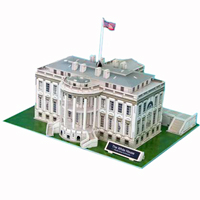 3D Puzzle White House - 64 pcs
