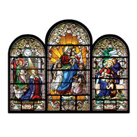 Puzzle Shapes - Stained Glass Window - 500 pc