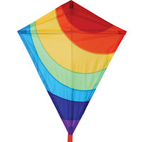 25 inch Diamond Kite - Radiant Rainbow