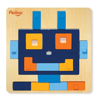 Multi-Solution Shape Puzzle - Robot