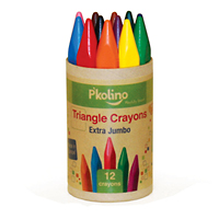 Triangular Crayons - 12 Pack