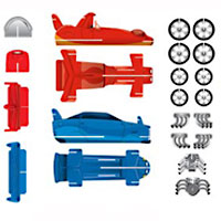 Speedway Race Cars Sticker Kit