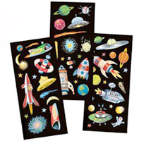 Space Mobile Sticker Kit