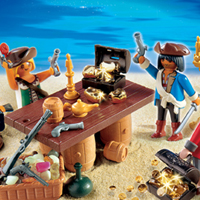 Playmobil Pirates with Barrels
