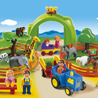 Playmobil 1,2,3 Large Zoo
