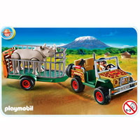 Playmobil Africa - Ranger's Vehicle with Rhino