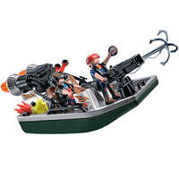 Playmobil Treasure Hunters - Treasure Robber's Boat with Cannon