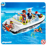 Playmobil Vacation - Family Speedboat