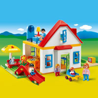 Playmobil 1 2 3 Family House with Slide