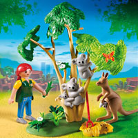 Playmobil Zoo - Koala Bears with Kangaroo