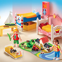 Playmobil Doll House - Boy and Girl Room