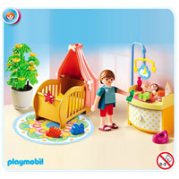 Playmobil Doll House - Baby Room with Mobile