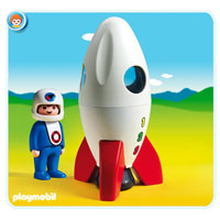 Playmobil 1,2,3 Moon Rocket