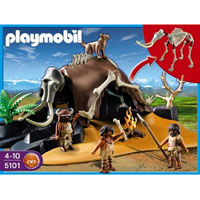 Playmobil Stone Age - Mammoth Skeleton Tent with Cavemen