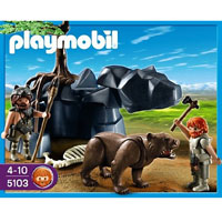 Playmobil Stone Age - Bear with Cavemen