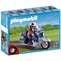 Playmobil Collectible Motorcycles - Touring Motorcycle with Rider