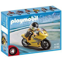 Playmobil Collectible Motorcycles - Super Racer with Rider