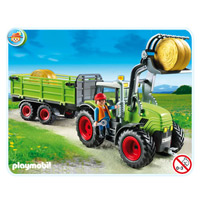 Playmobil Farm - Hay Baler with Trailer