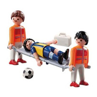 Playmobil Soccer - Field Medics with Player