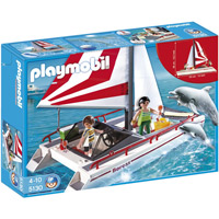 Playmobil Harbor - Catamaran with Dolphins