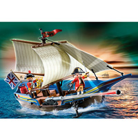 Playmobil Pirates - Redcoat Battle Ship