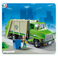 Playmobil Green Recycling Truck