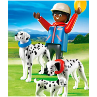 Playmobil Dog Breeds - Dalmatians with Puppy