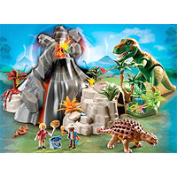 Playmobil Dinosaurs - Volcano with Tyrannosaurus