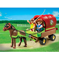 Playmobil Pony Ranch - Children's Pony Wagon