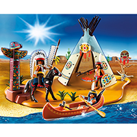Playmobil Western - SuperSet Native American Camp