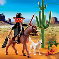 Playmobil Western - Sheriff with Horse